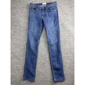 DUER Jeans Womens 27x32 Blue Slim Skinny Mid Rise Stretch Denim Comfort Fit